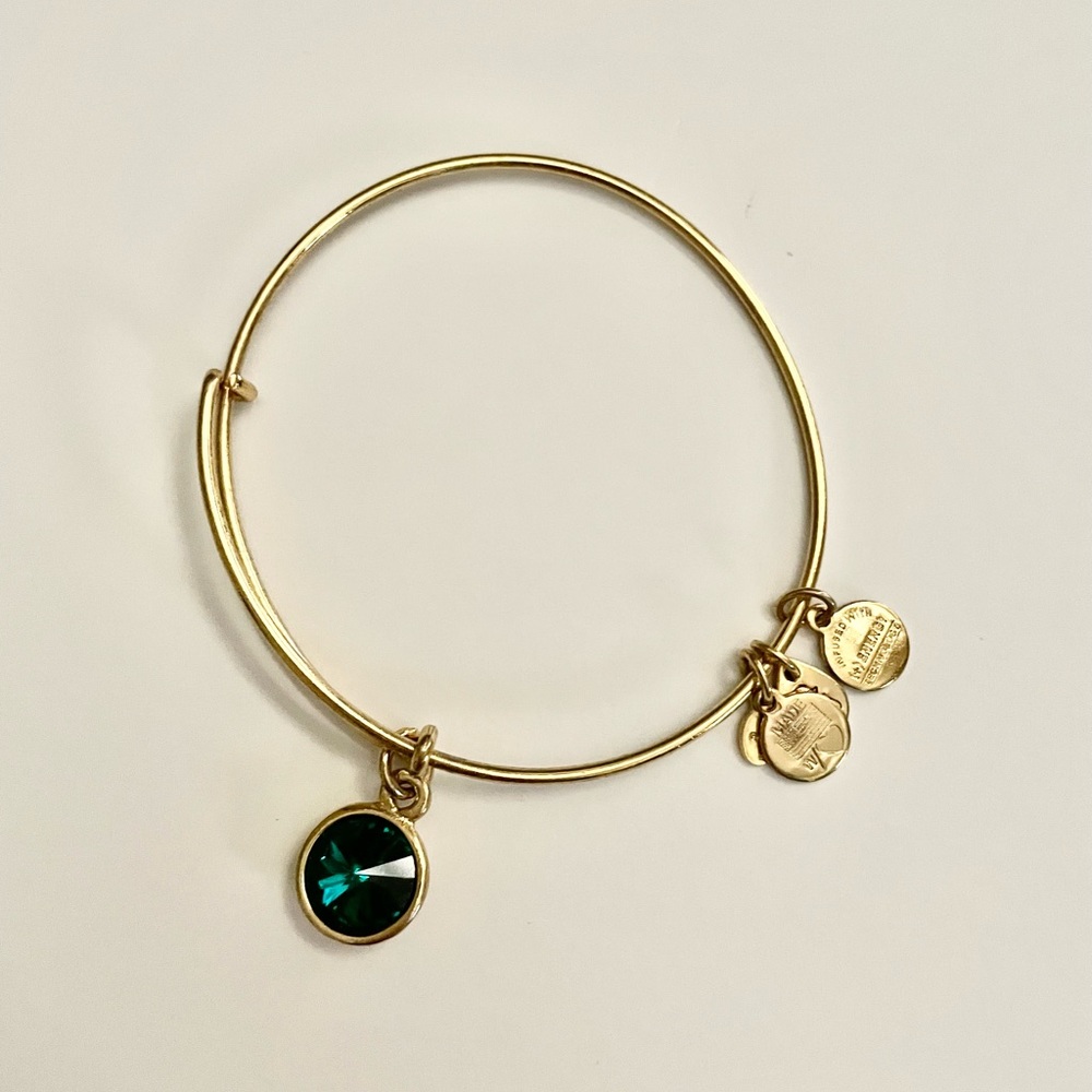 Alex and Ani Gold May Birthstone Bracelet